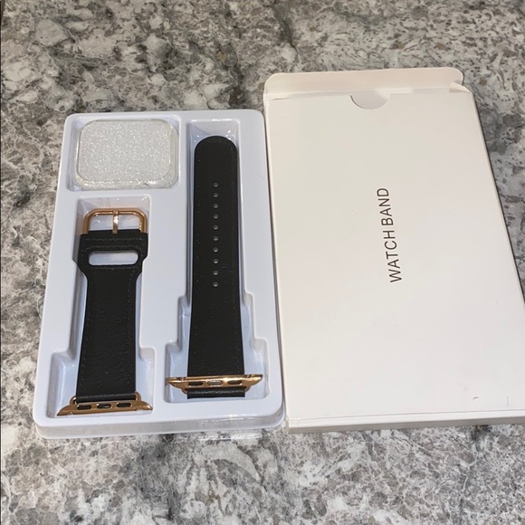 NEW Leather Apple Watch Band. - Picture 2 of 5